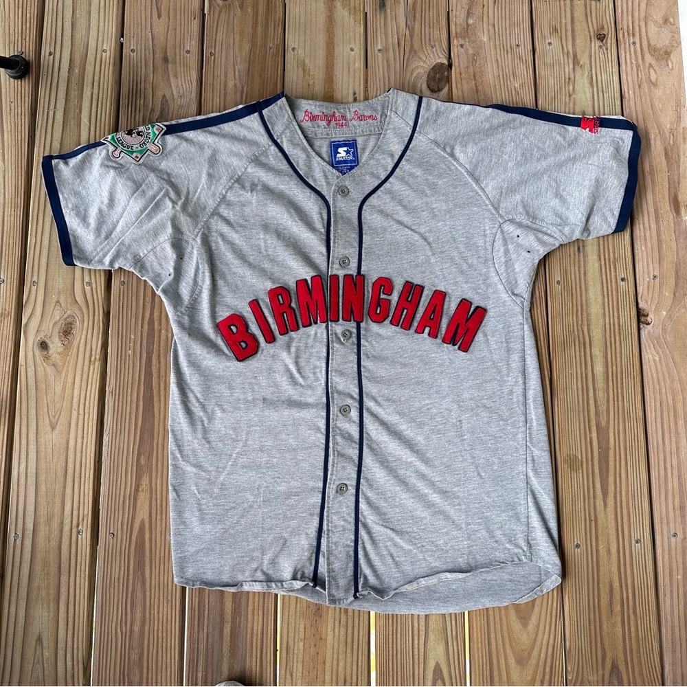 Vintage Birmingham Barons Starter Negro League 1944 Throwback Jersey Large - Picture 1 of 8